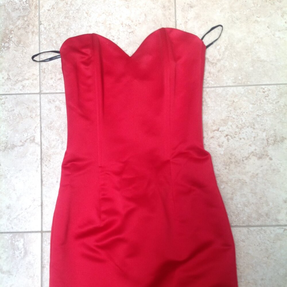 BRAND NEW Red Corset Dress